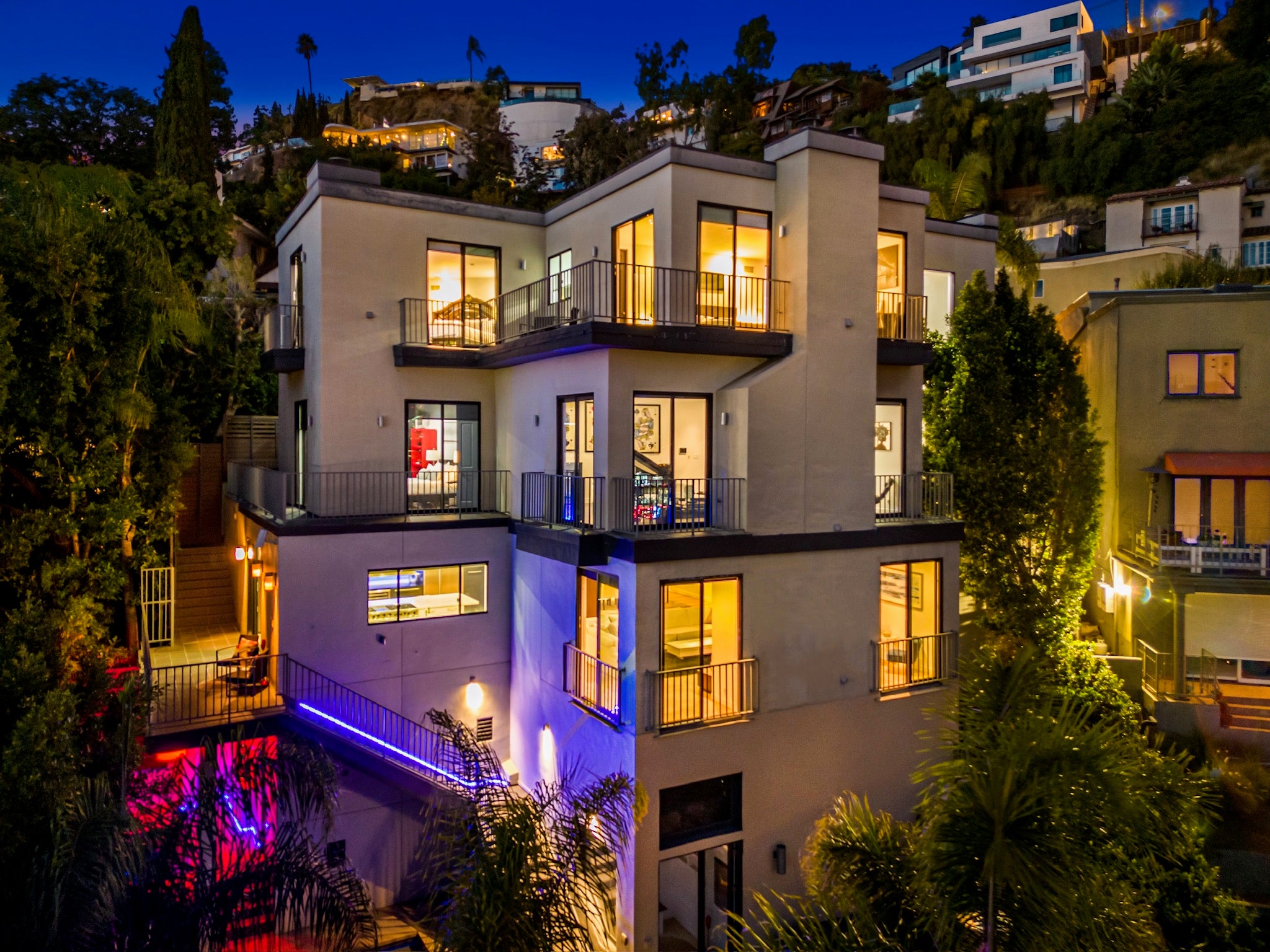 Hollywood Hills skyline villa! Casa Milano